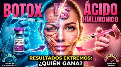 botox vs ácido hialurónico Bogotá